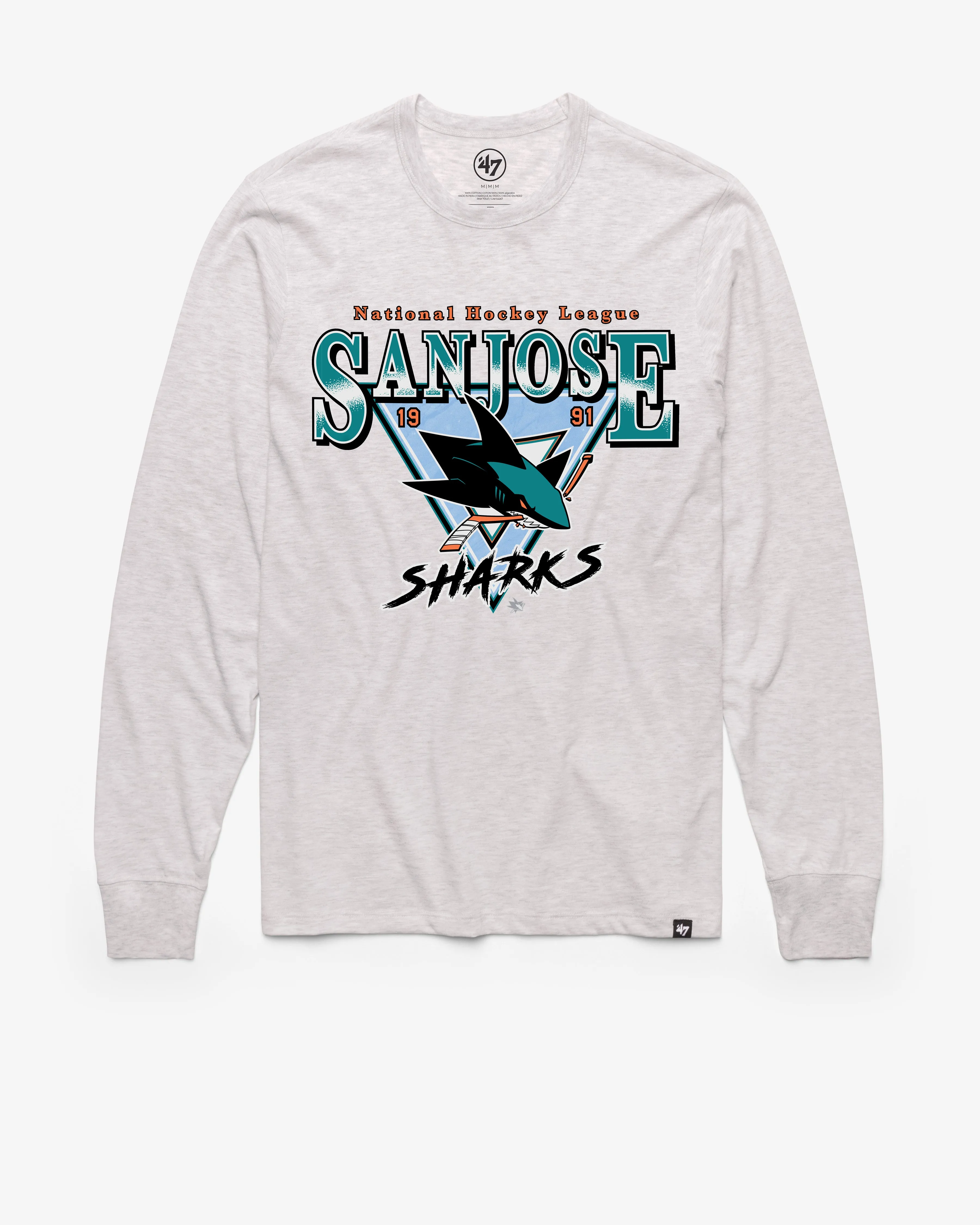 SAN JOSE SHARKS SHARP SHOOTER '47 FRANKLIN LONG SLEEVE