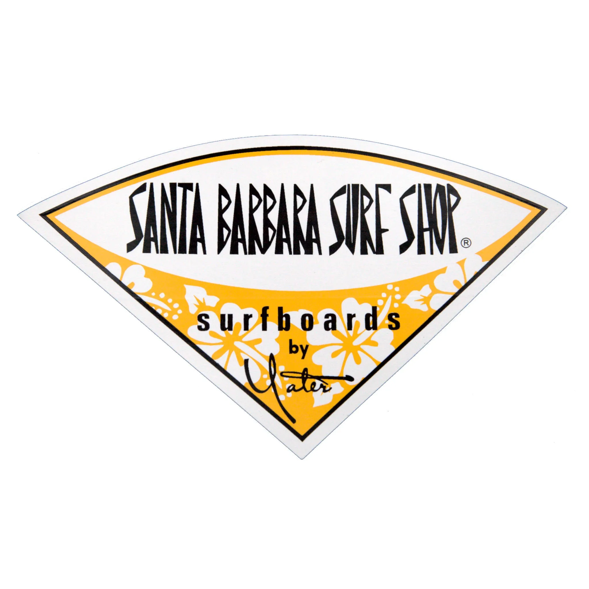 Santa Barbara Surf Shop Classic Vinyl Stickers
