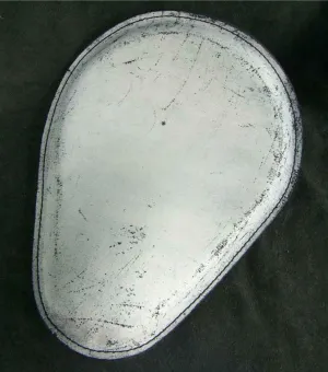 Seat Chopper Harlery Bobber Sportster White Distressed