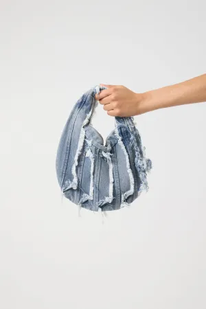 SENSES DENIM BAG | DISTRESSED BLUE