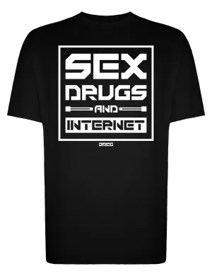 Sex Drugs & Internet Unisex T-Shirt