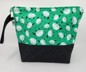 Sheep Grazing in Green - Project Bag - Medium