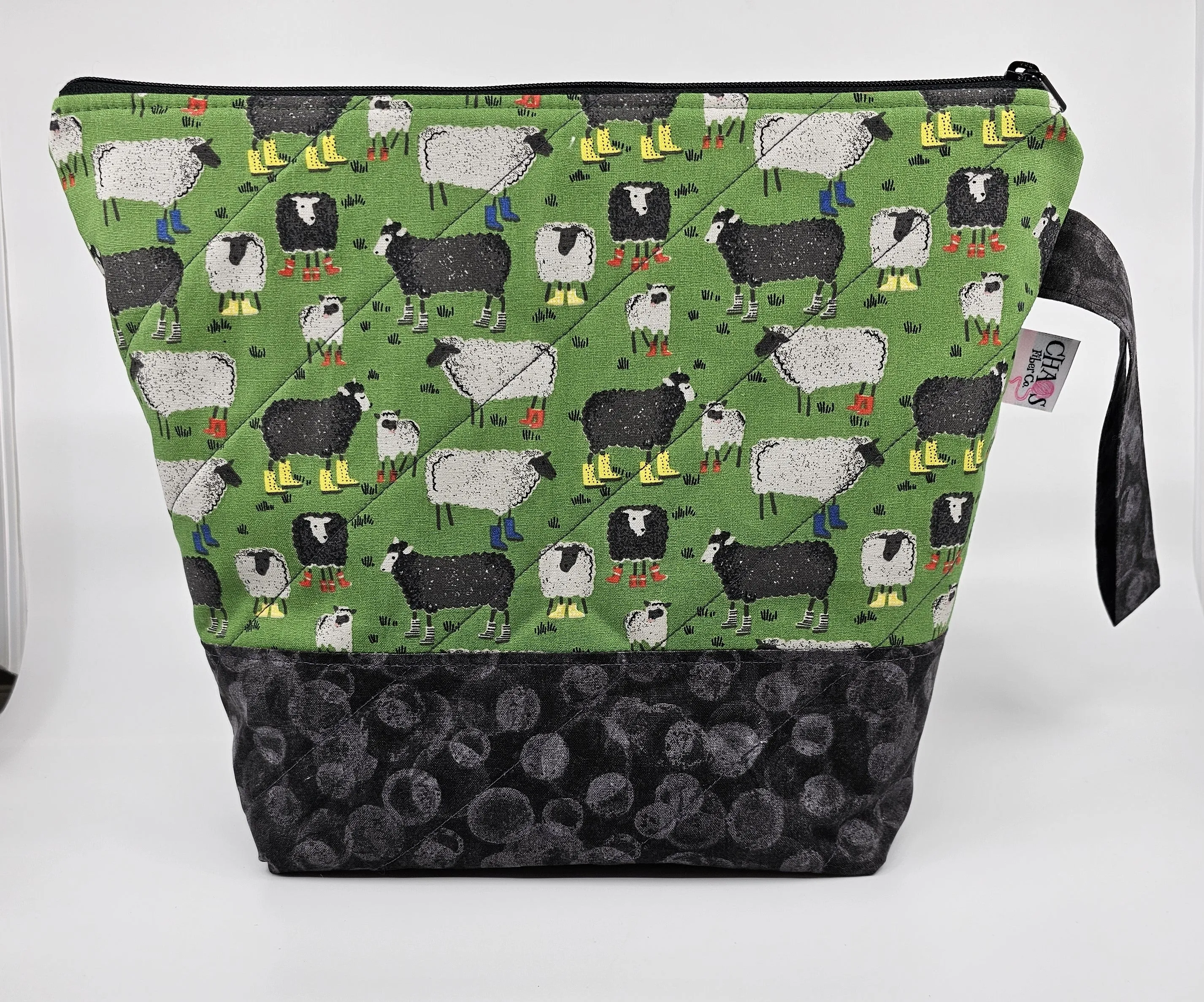 Sheep in Socks - Project Bag - Medium