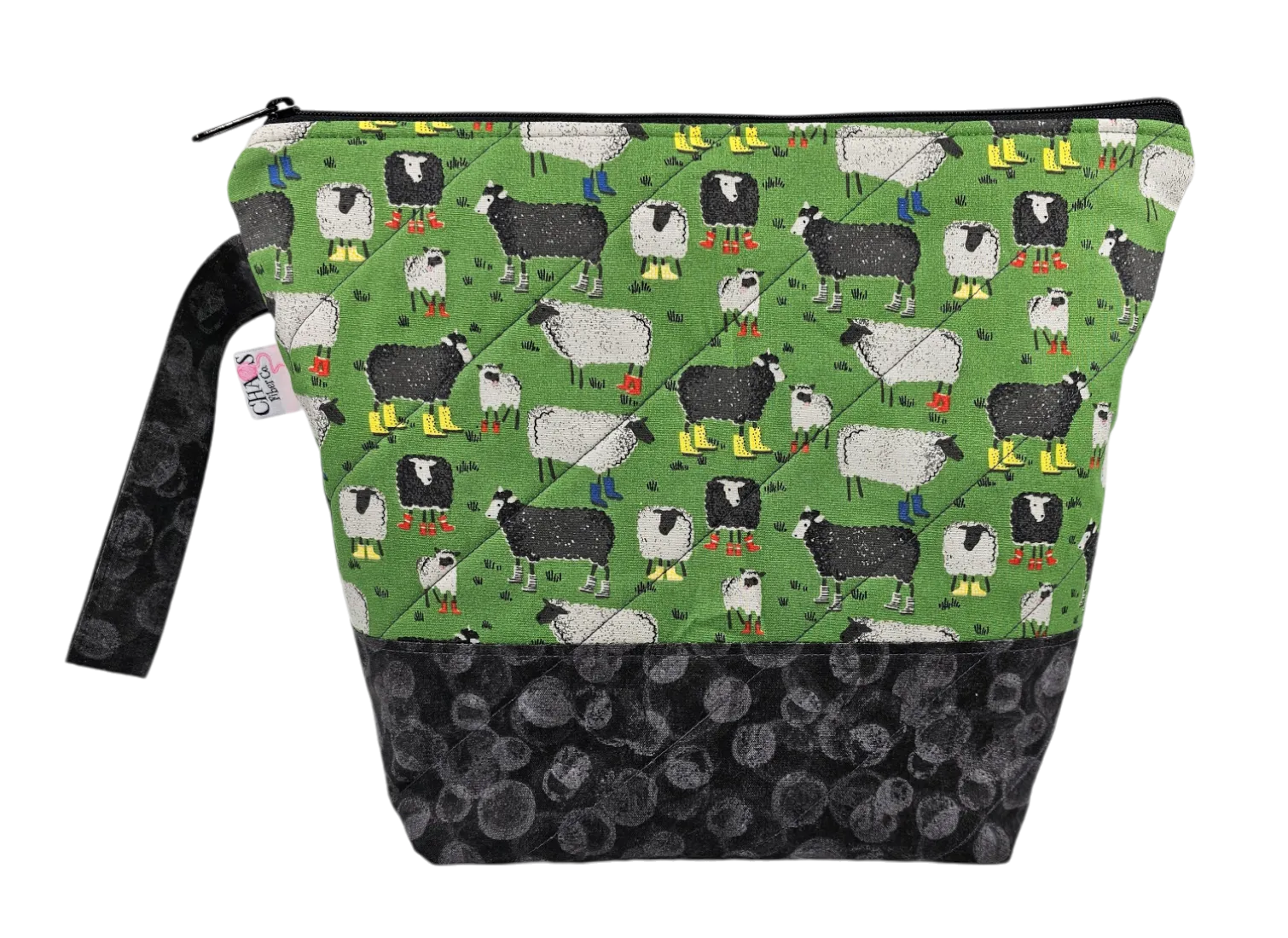 Sheep in Socks - Project Bag - Medium