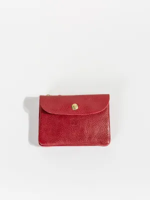 short wallet - red
