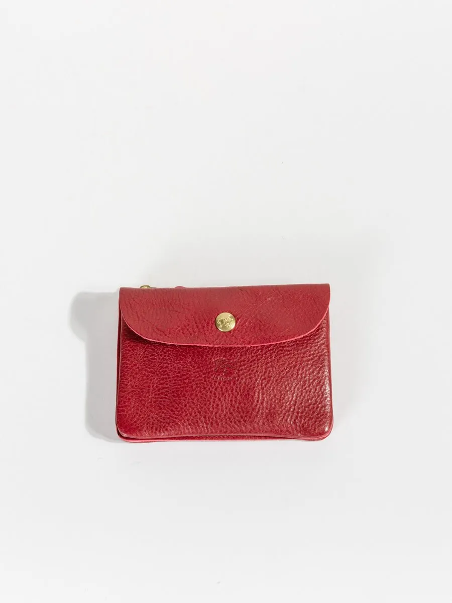 short wallet - red