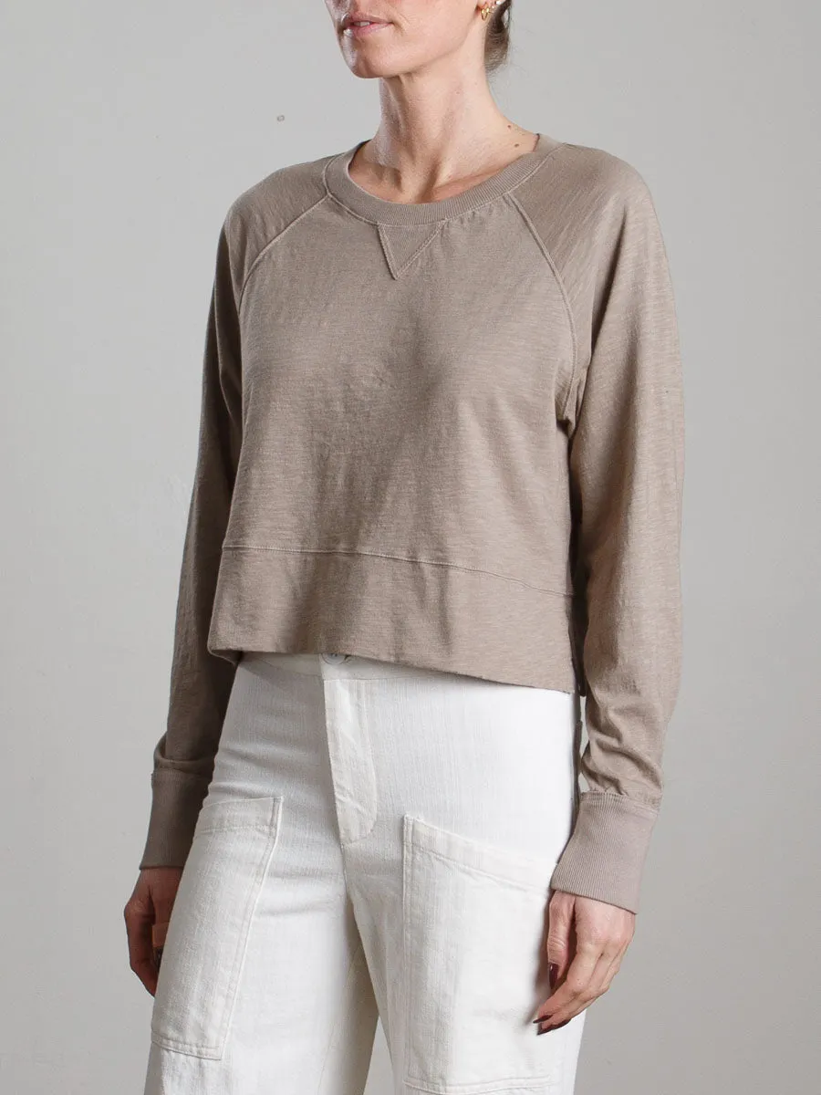 Simon Tee in Supima Slub - Anthracite