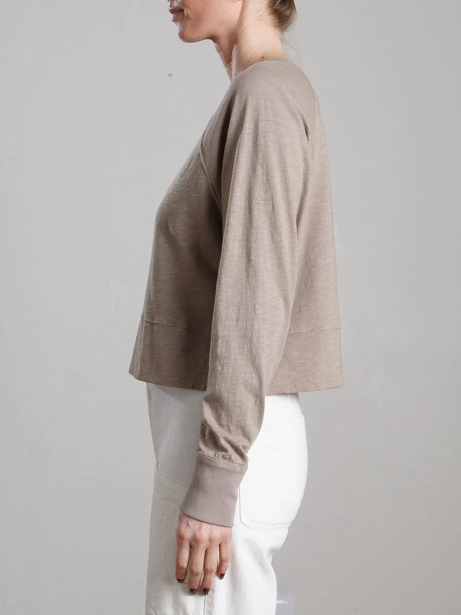 Simon Tee in Supima Slub - Anthracite