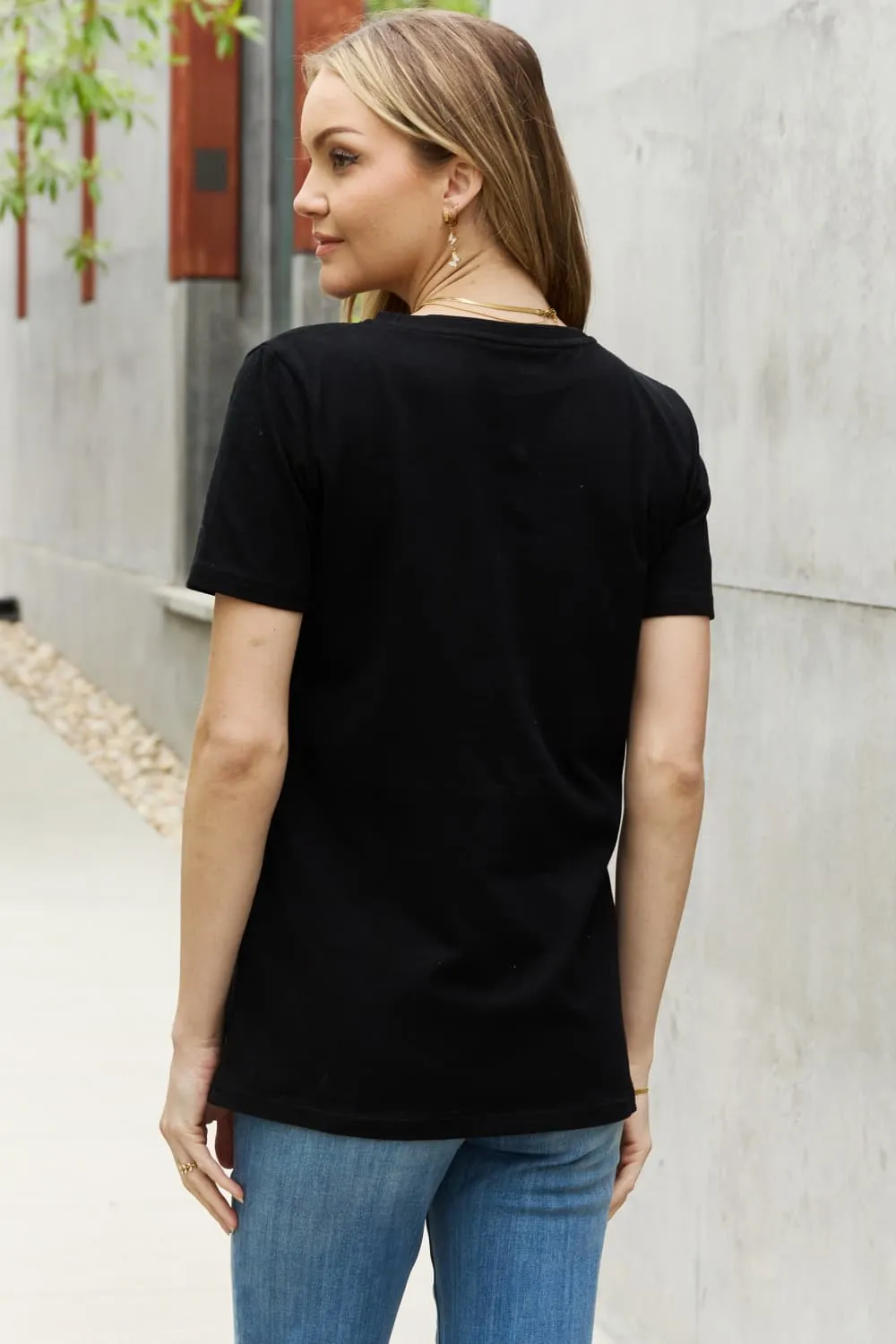 Simply Love Brand-BEING A MOM IS RUFF Graphic Cotton Tee (2 Colors)