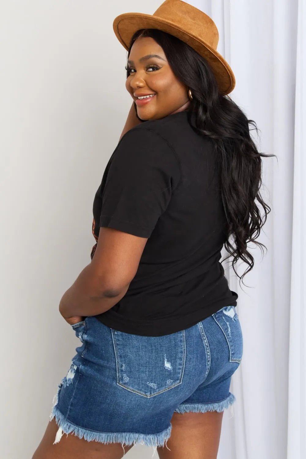 Simply Love Brand-BEING A MOM IS RUFF Graphic Cotton Tee (2 Colors)