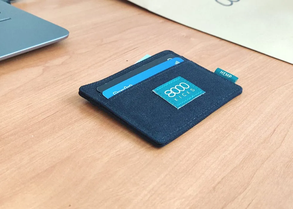 Skinny Vegan Hemp Wallet | Multiple Colours