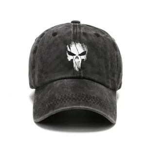 Skull Print Hat