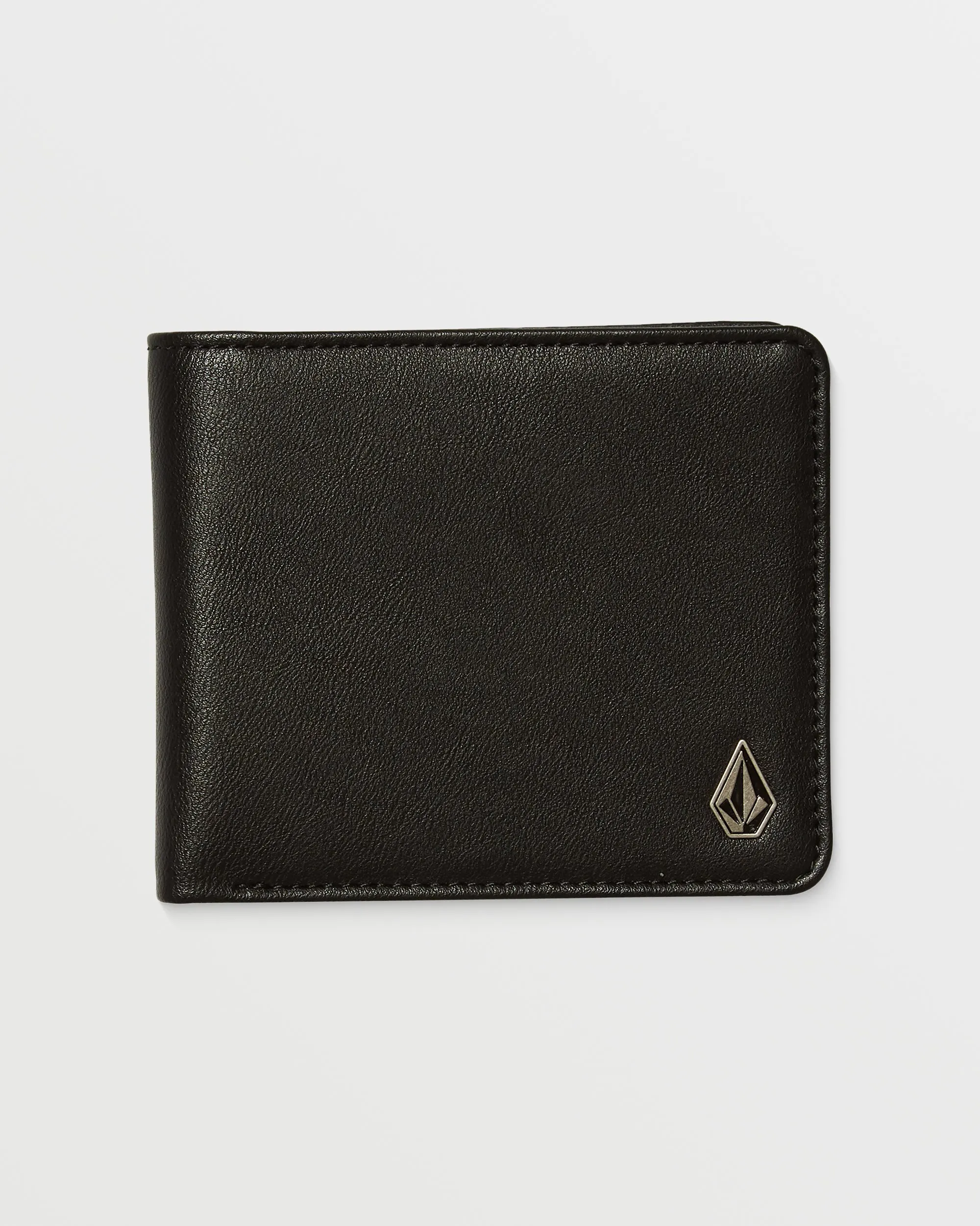 Slim Stone Large Wallet - BLACK
