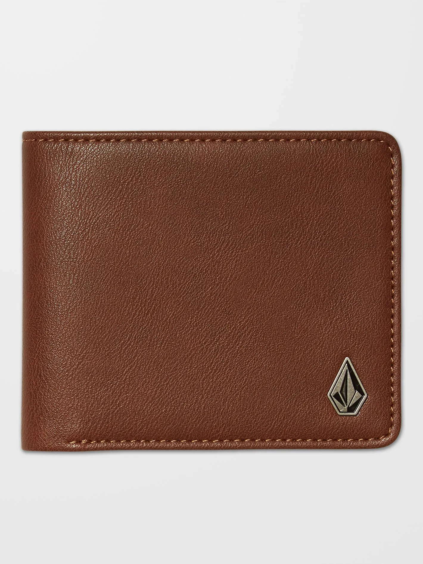 Slim Stone S Wallet - BROWN