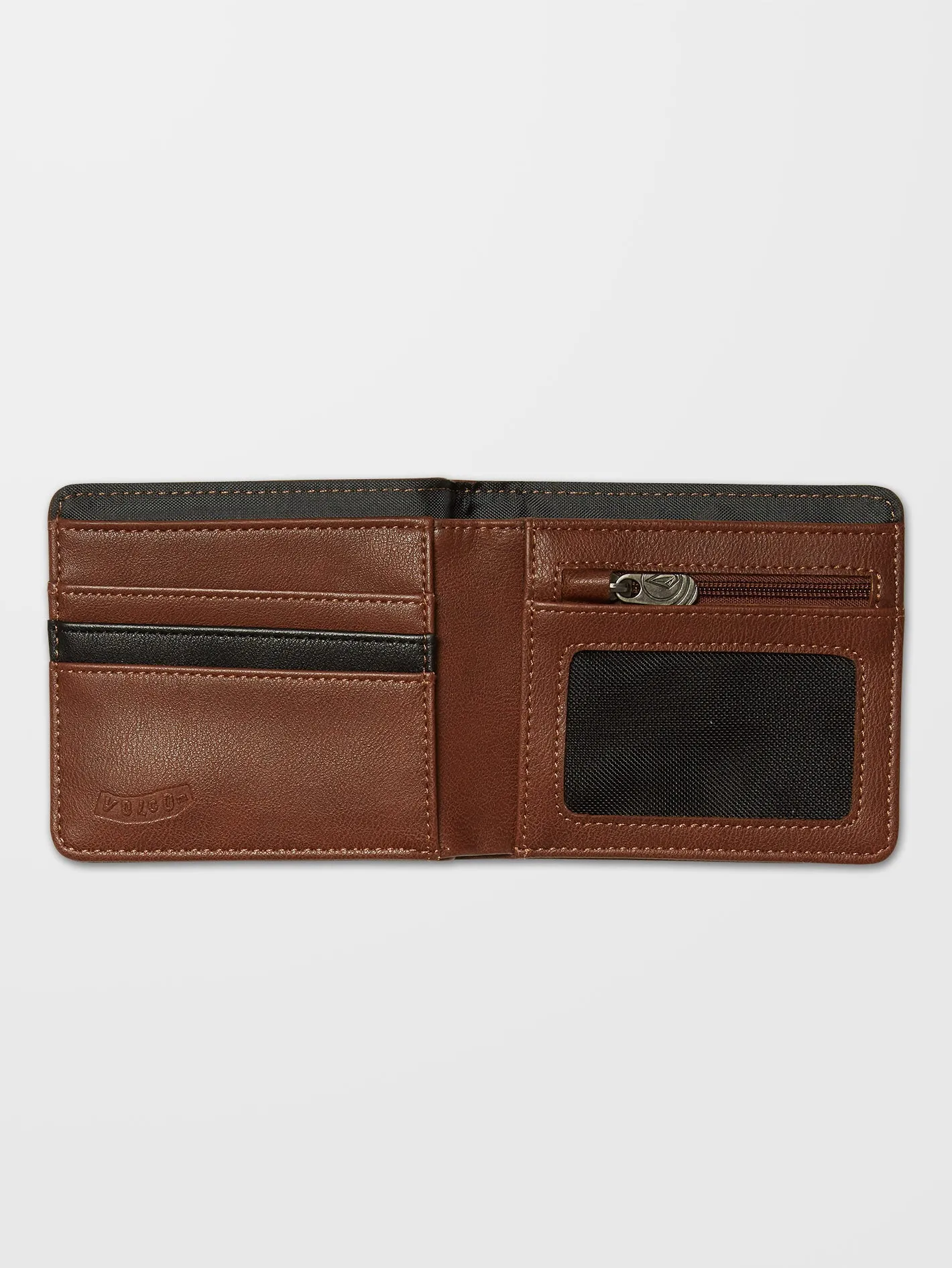 Slim Stone S Wallet - BROWN