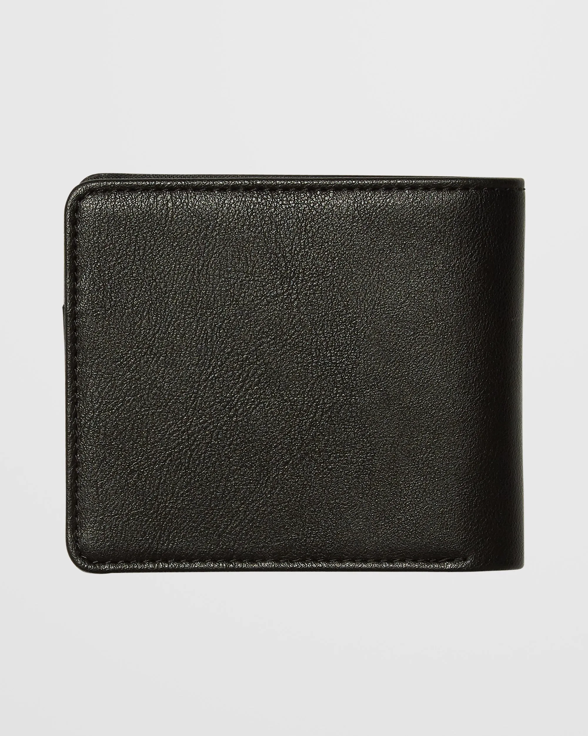 Slim Stone Small Wallet - Black