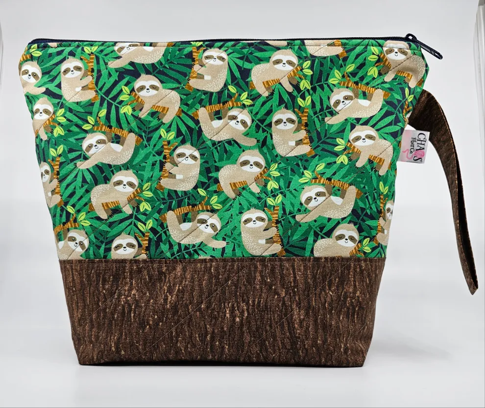 Sloths on Parade - Project Bag - Medium