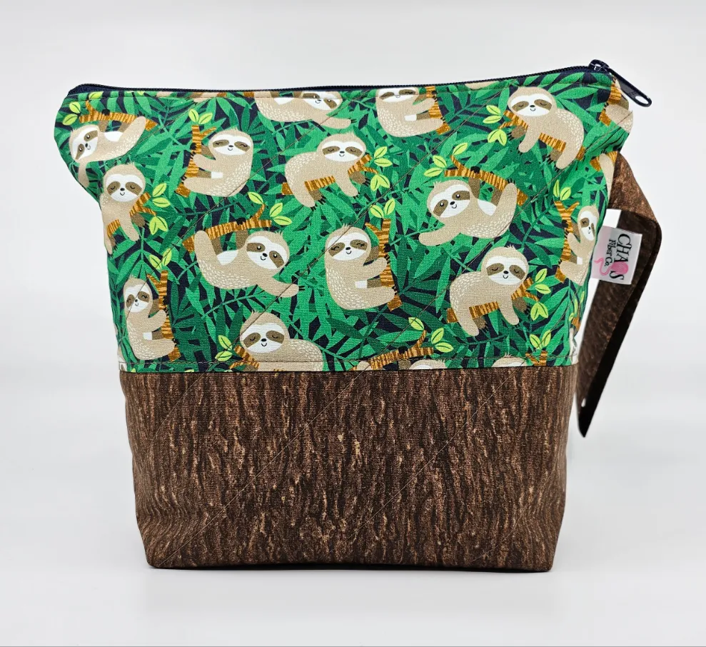 Sloths on Parade - Project Bag - Small