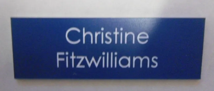 Small Engraved Badge