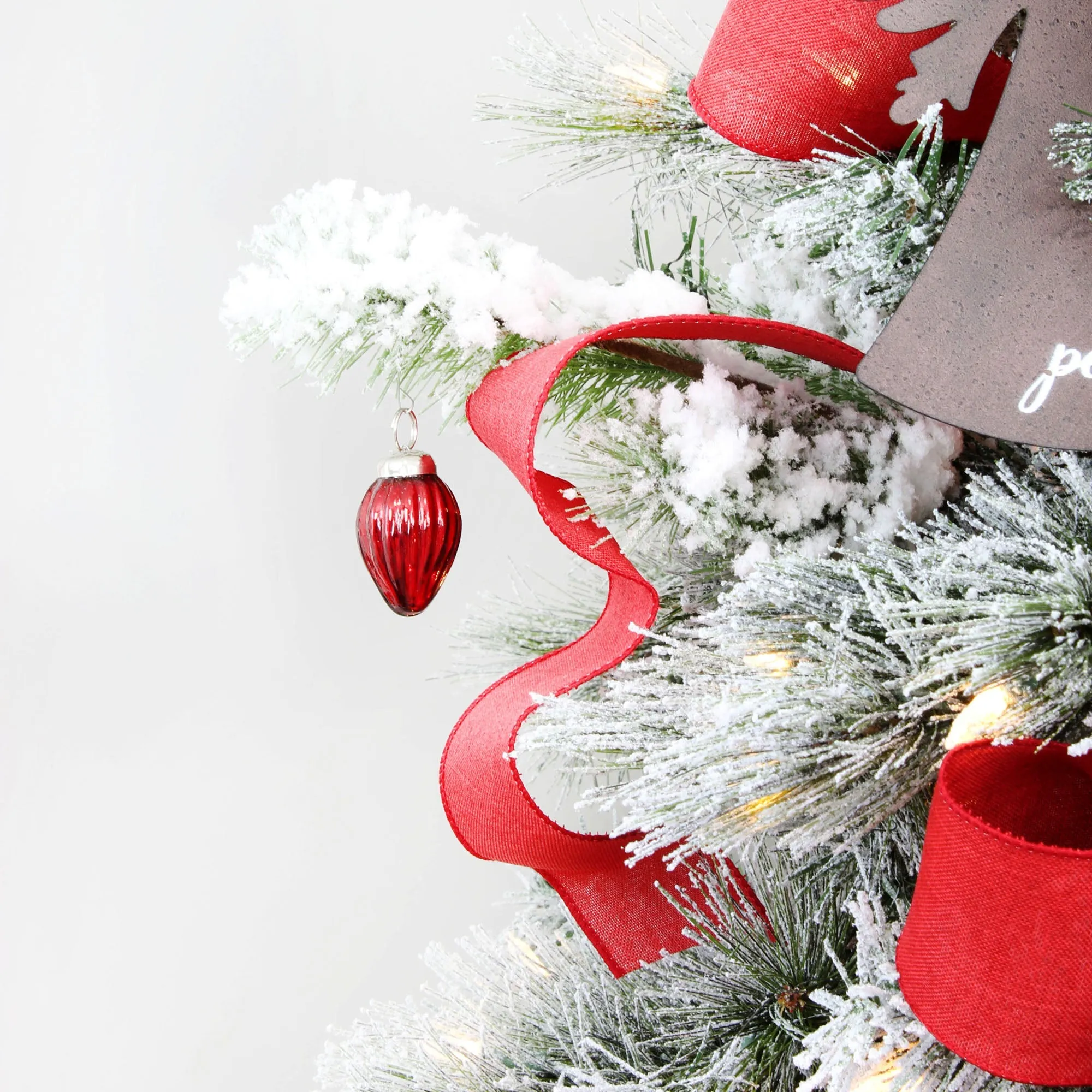 Small Glass Finial Ornaments (Set of 12)