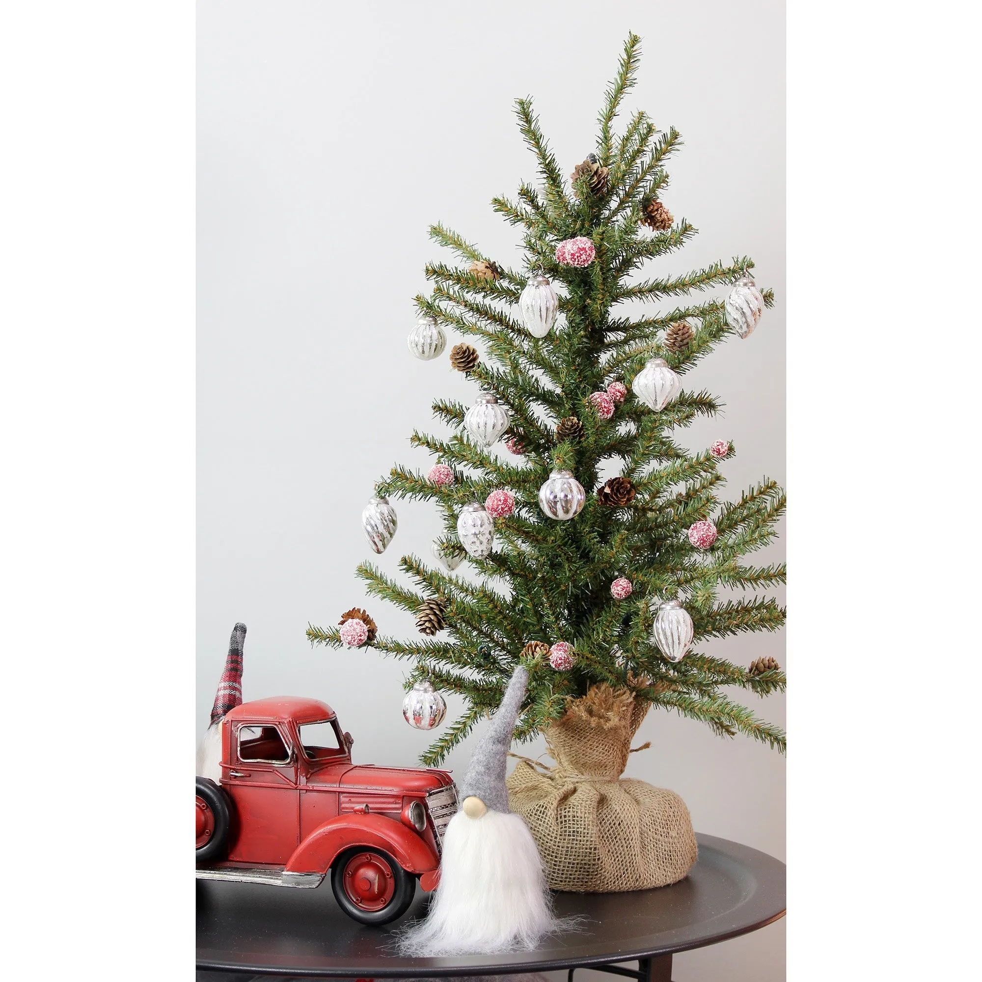 Small Glass Finial Ornaments (Set of 12)