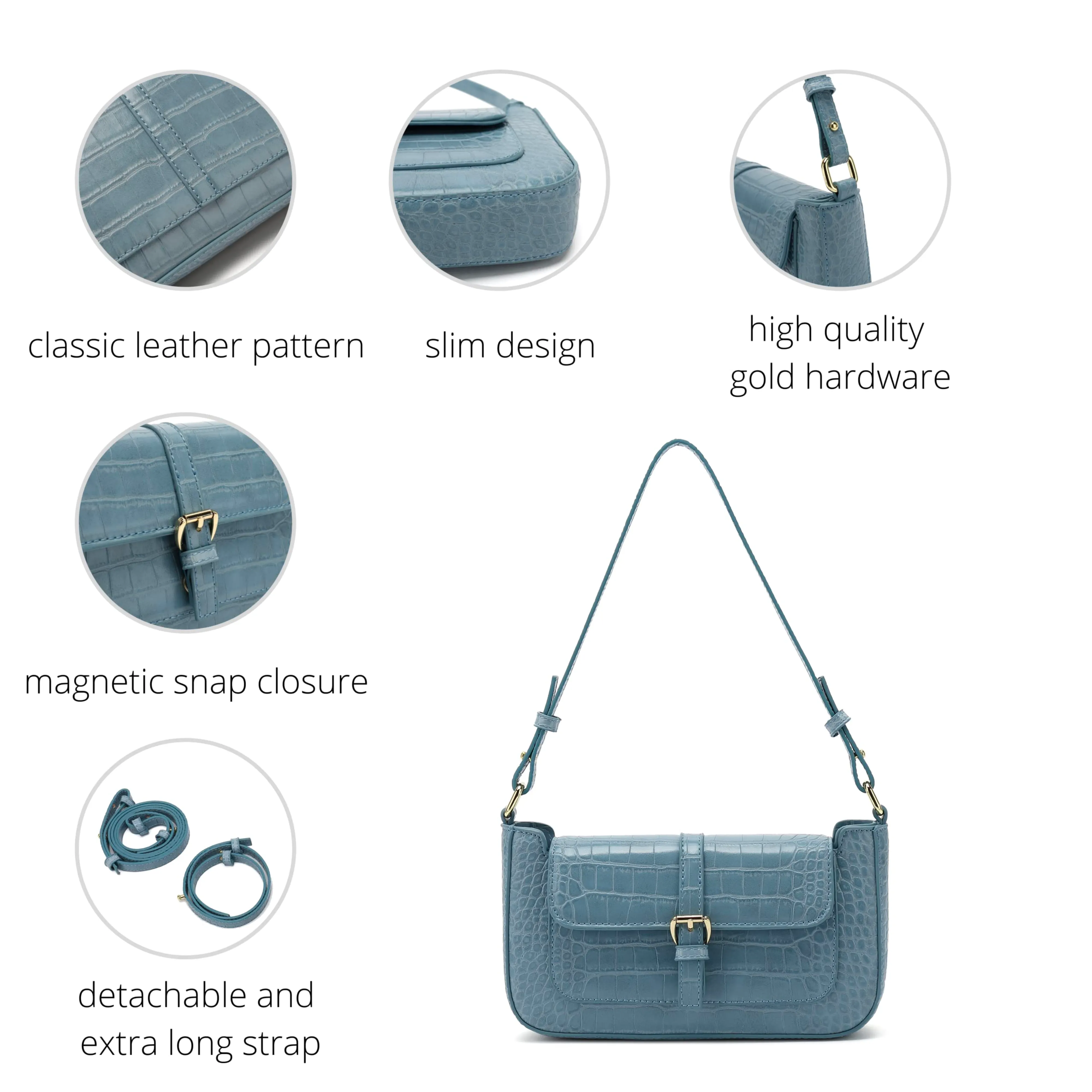 Small Pattern Shoulder Bag H2087