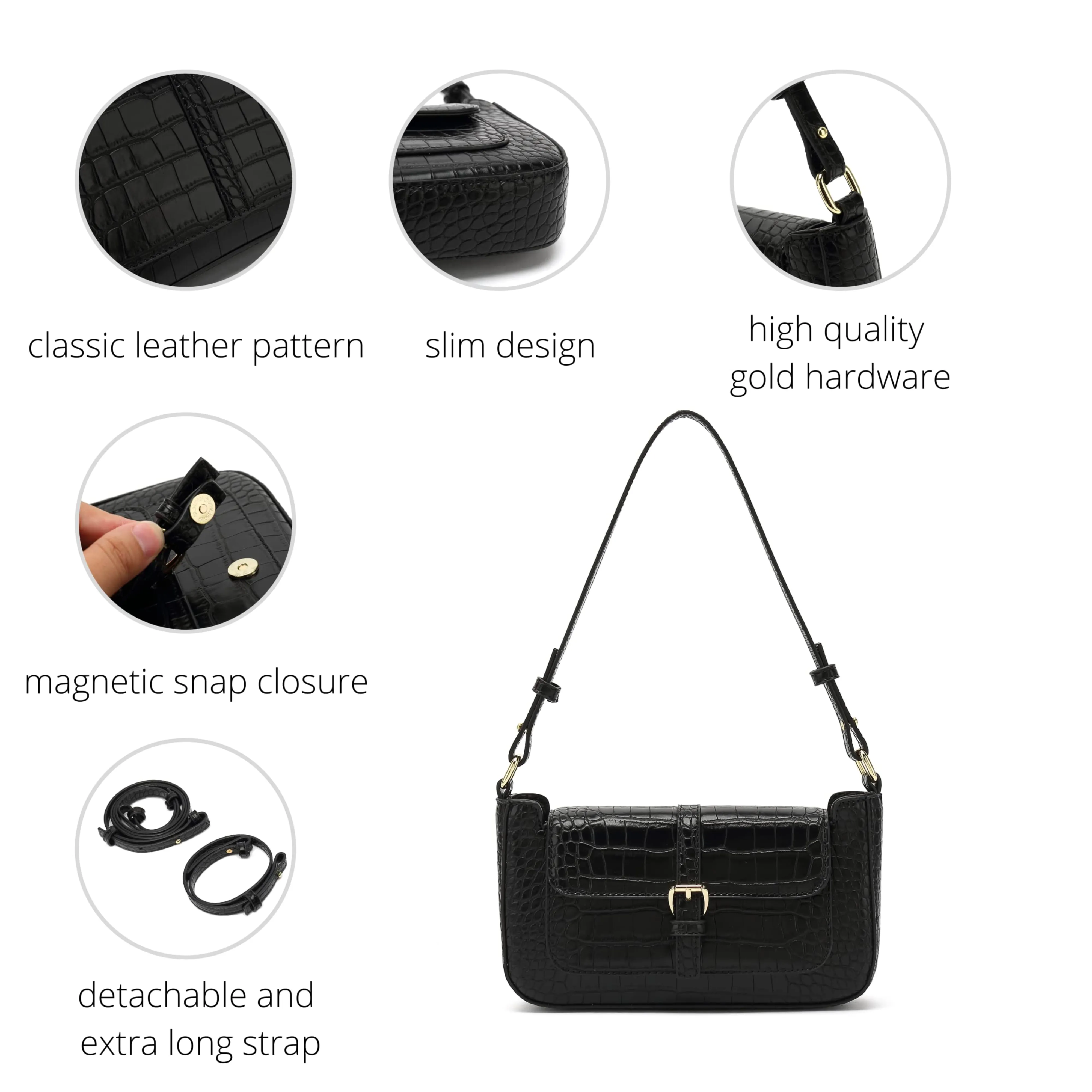 Small Pattern Shoulder Bag H2087