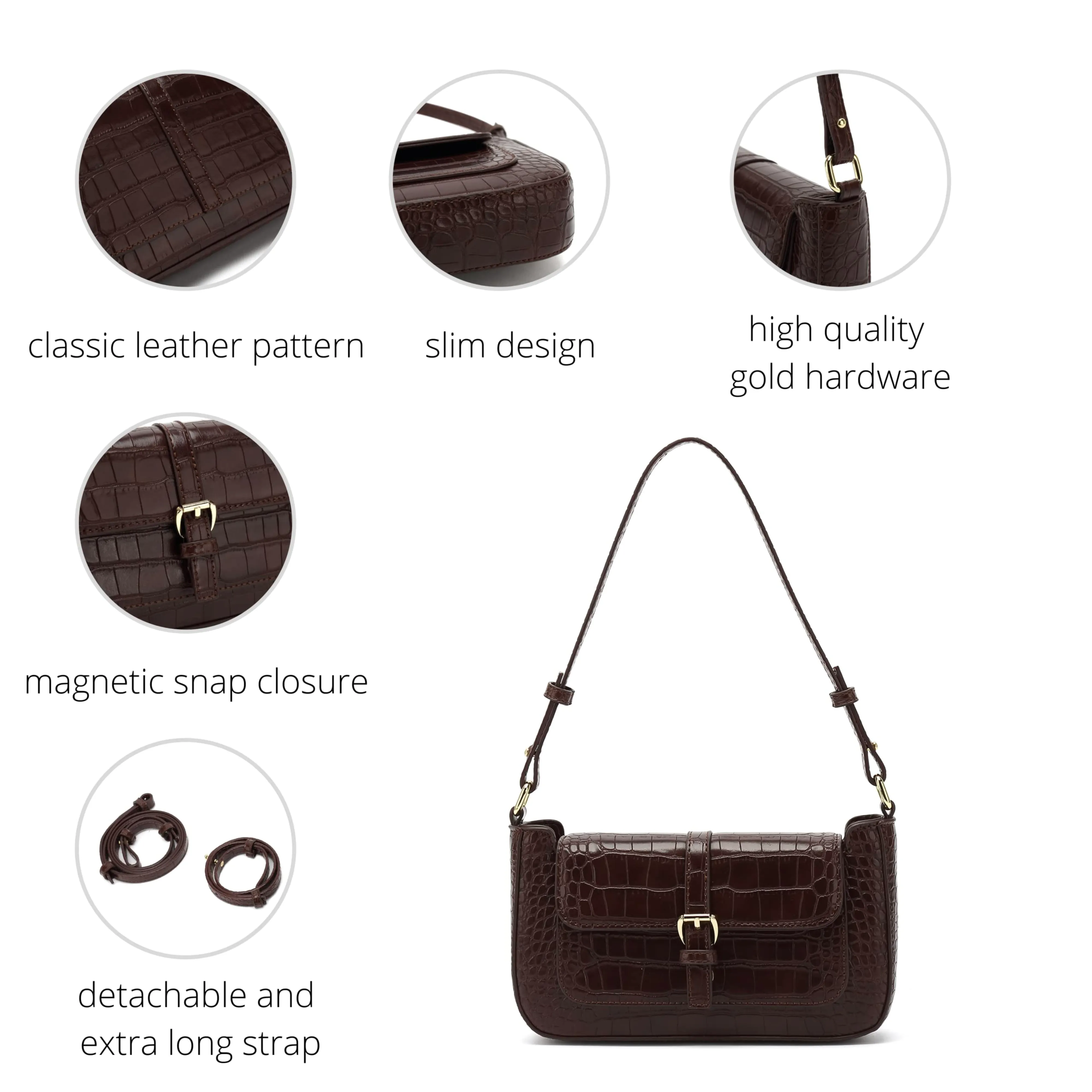 Small Pattern Shoulder Bag H2087