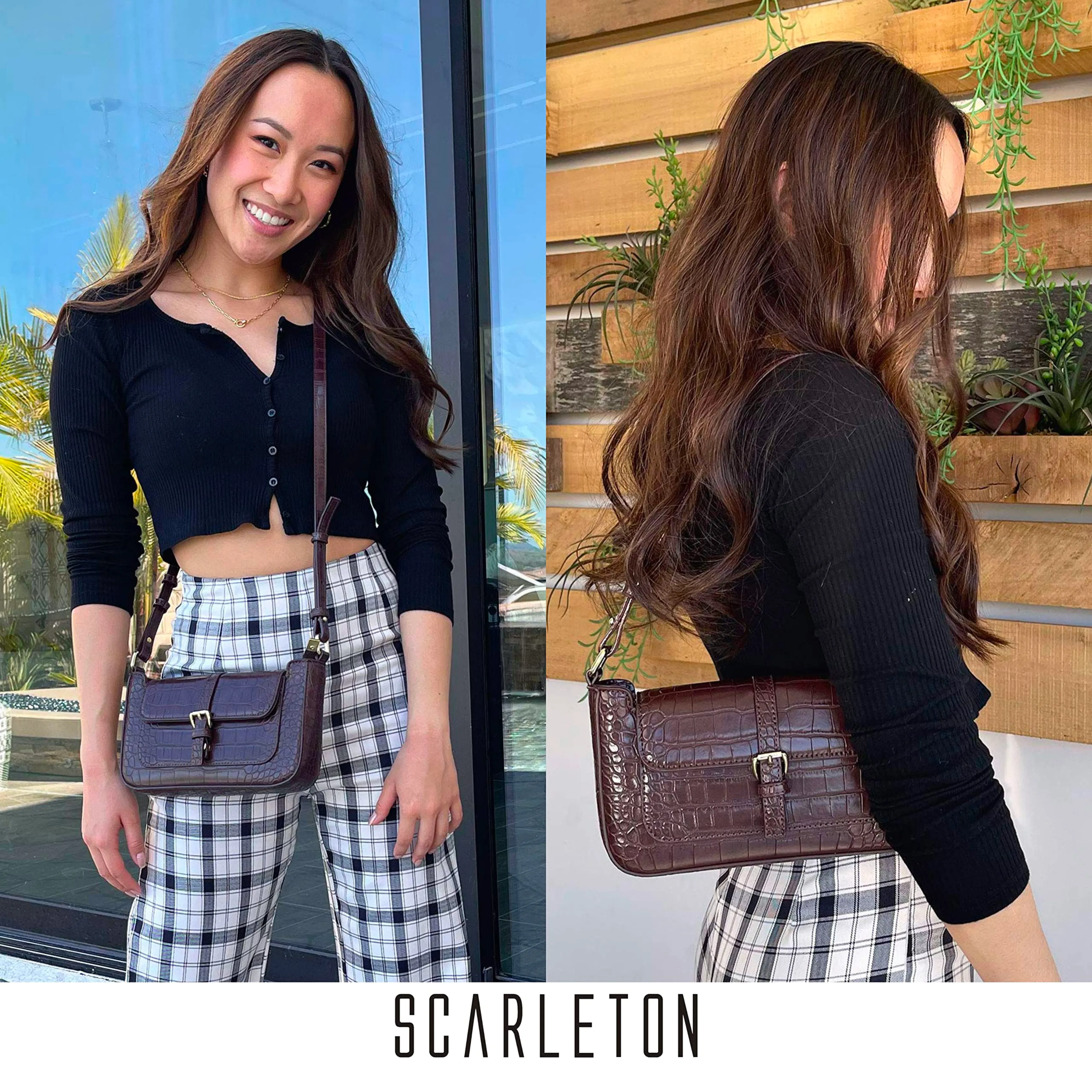 Small Pattern Shoulder Bag H2087
