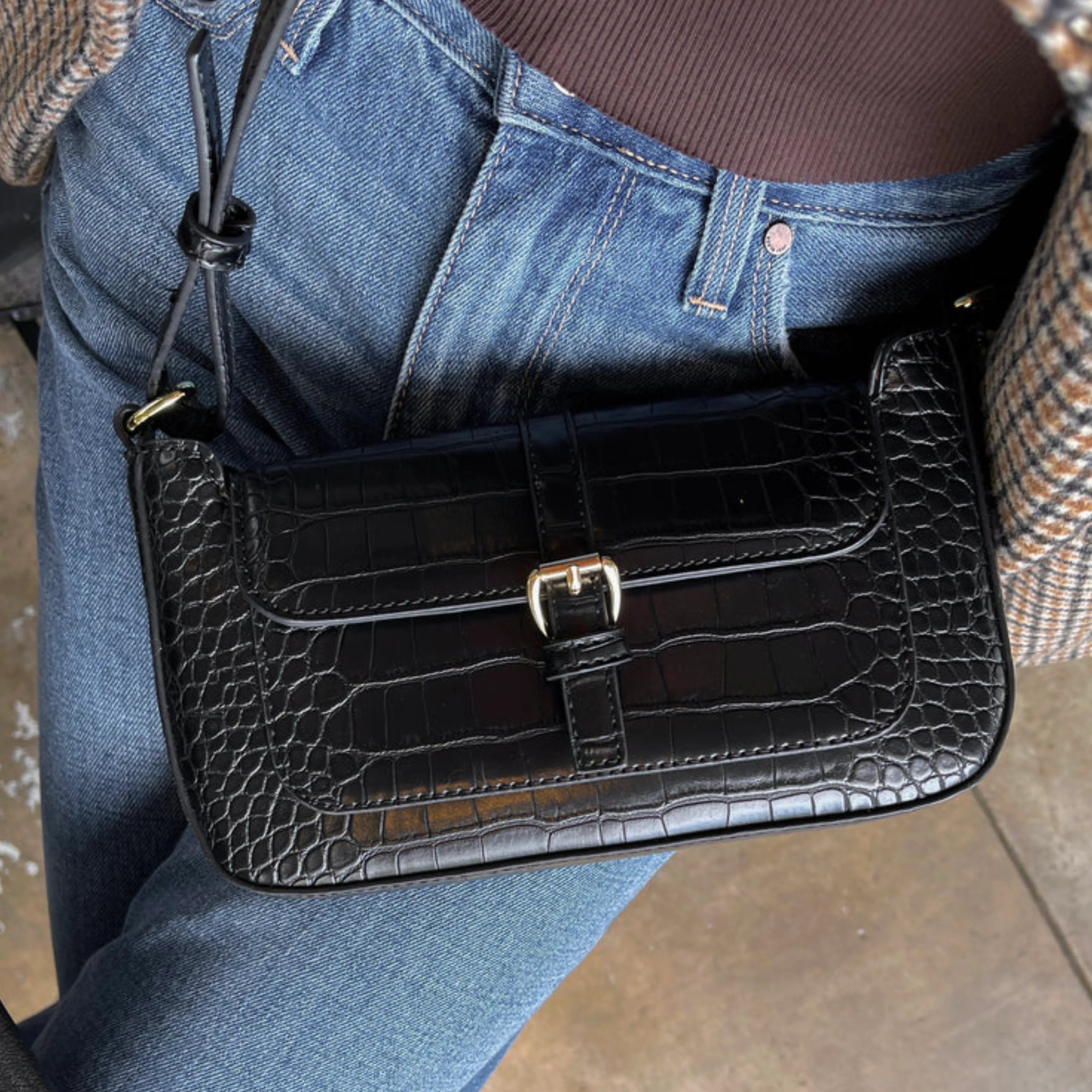 Small Pattern Shoulder Bag H2087