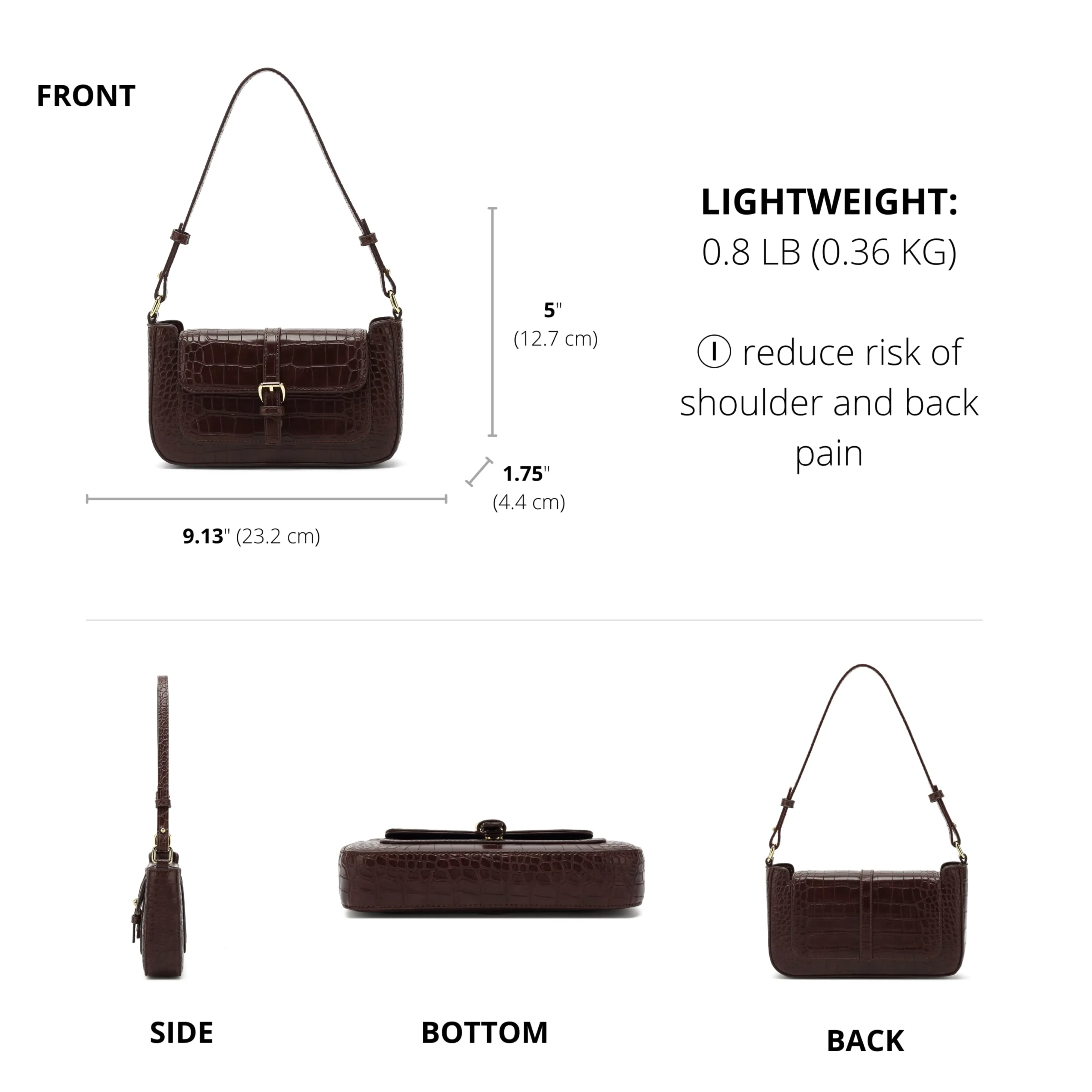 Small Pattern Shoulder Bag H2087
