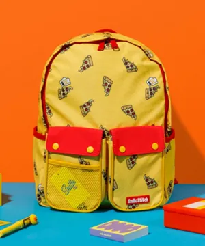 SNILLO STITCH Kids Backpack Pizza  - Yellow