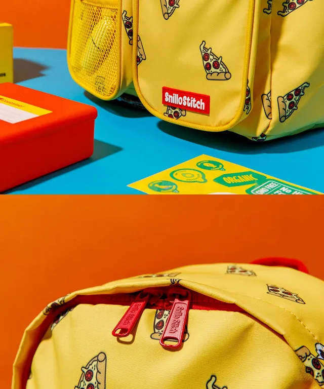 SNILLO STITCH Kids Backpack Pizza  - Yellow