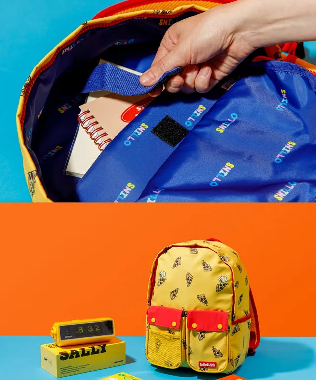 SNILLO STITCH Kids Backpack Pizza  - Yellow