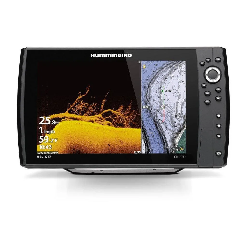 Sonar Humminbird HELIX 12 CHIRP MEGA DI  GPS G4N CHO 2021-fara sonda