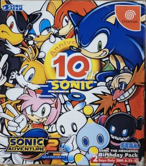 Sonic The Hedgehog 10th Birthday Pack (NTSC) (Kosmetiske fejl)