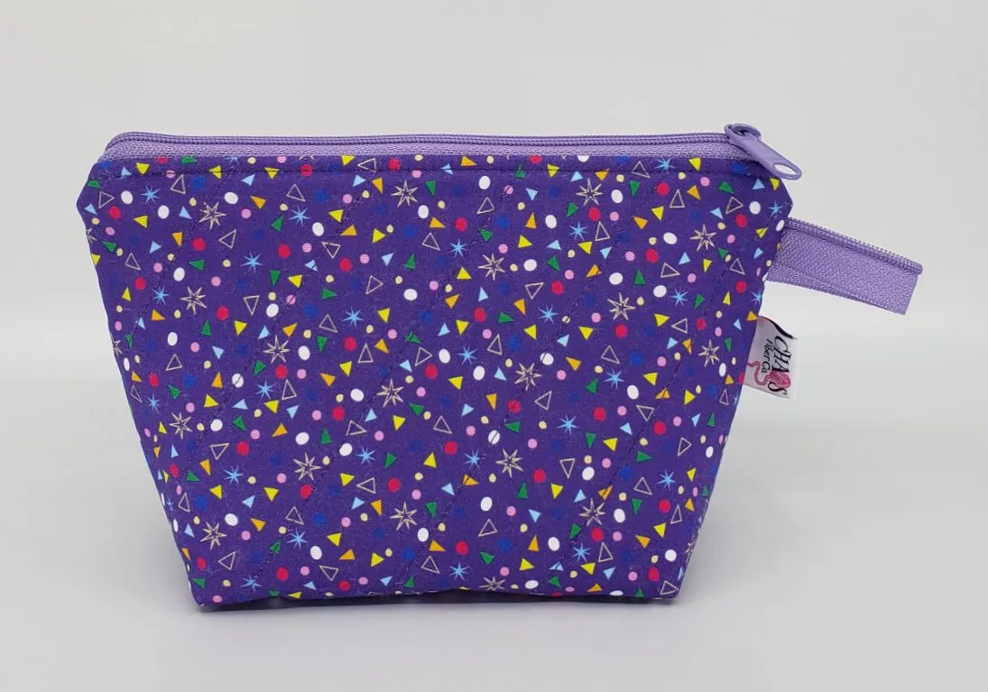 Space Cats Purple - Notions Bag