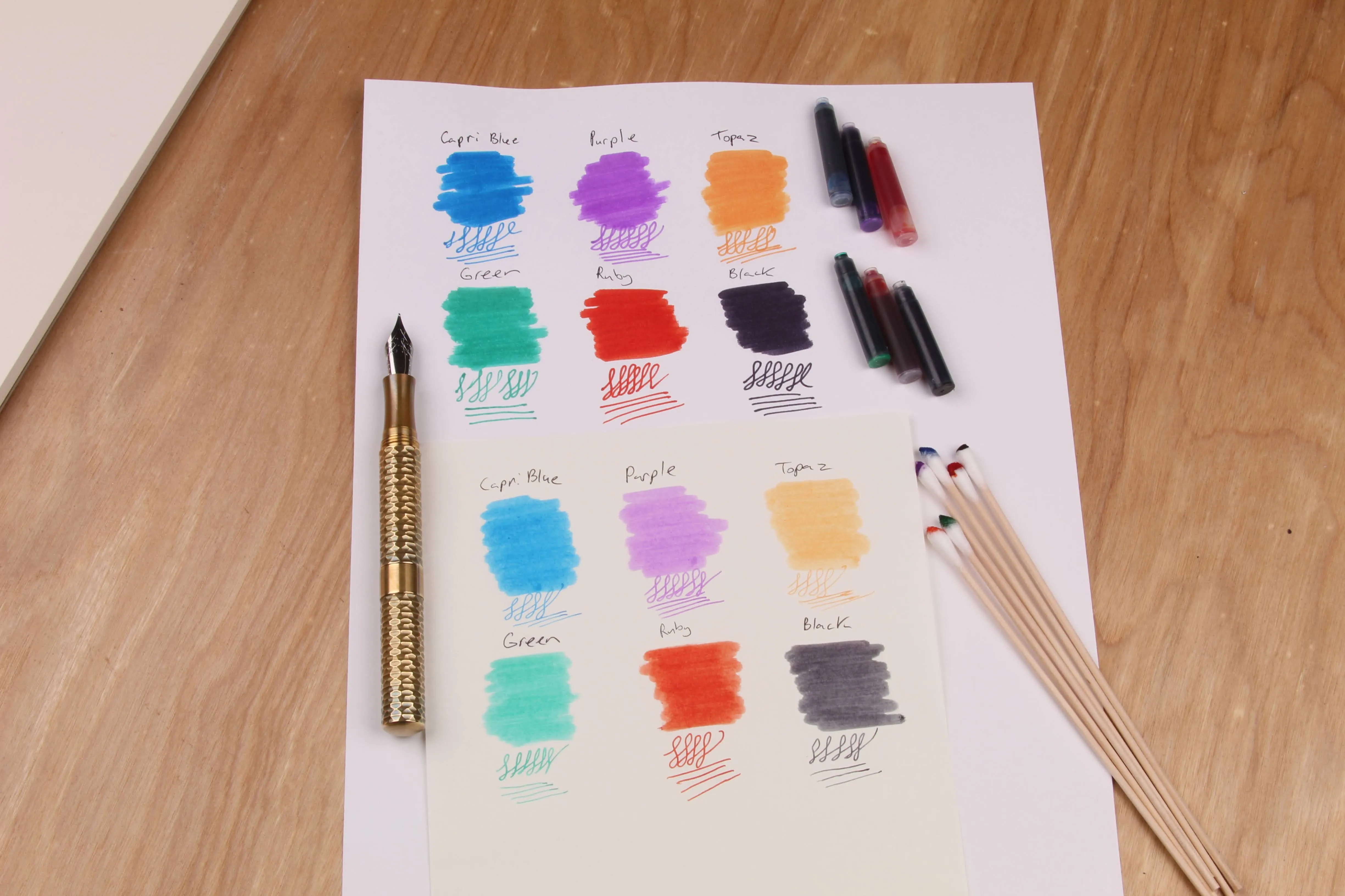 Spare Ink Cartridges for Fountain Pen and Rollerballs