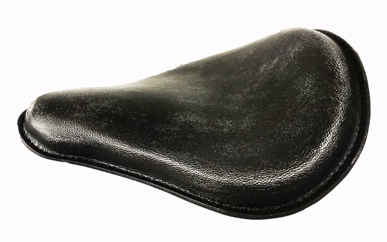 Spring Seat Chopper Bobber Harley Sportster Honda Yamaha 12x13 Blk Dist Leather