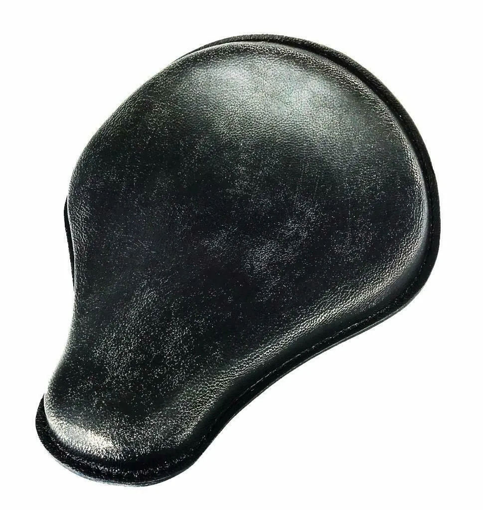Spring Seat Chopper Bobber Harley Sportster Honda Yamaha 12x13 Blk Dist Leather