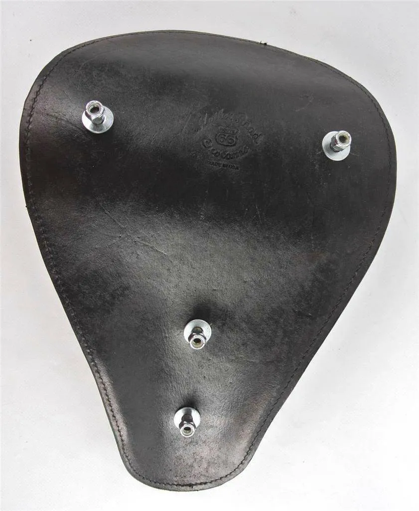 Spring Solo Seat Chopper Bobber Harley Softail Honda 11x16 201 Brn Dist Leather