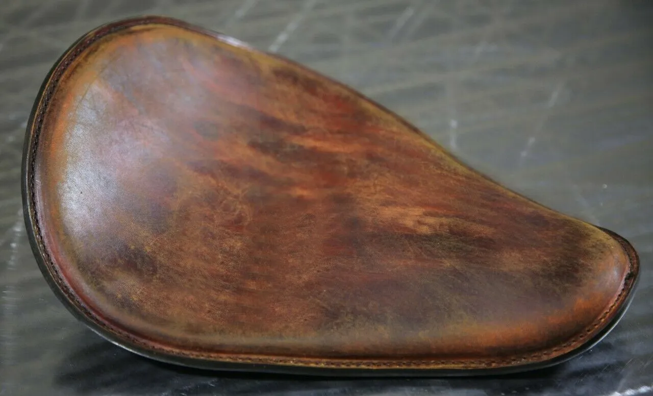 Spring Solo Seat Chopper Harley Sportster Bad Ass Distressed Bobber