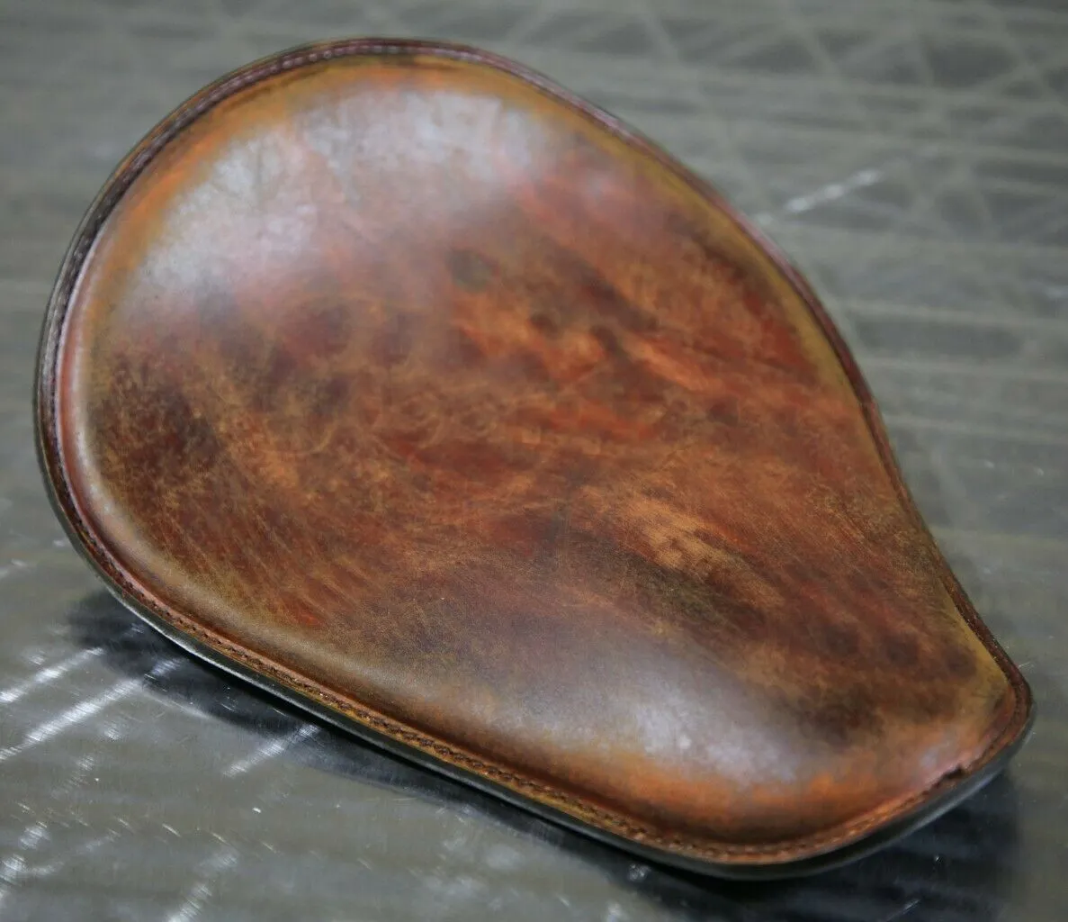 Spring Solo Seat Chopper Harley Sportster Bad Ass Distressed Bobber