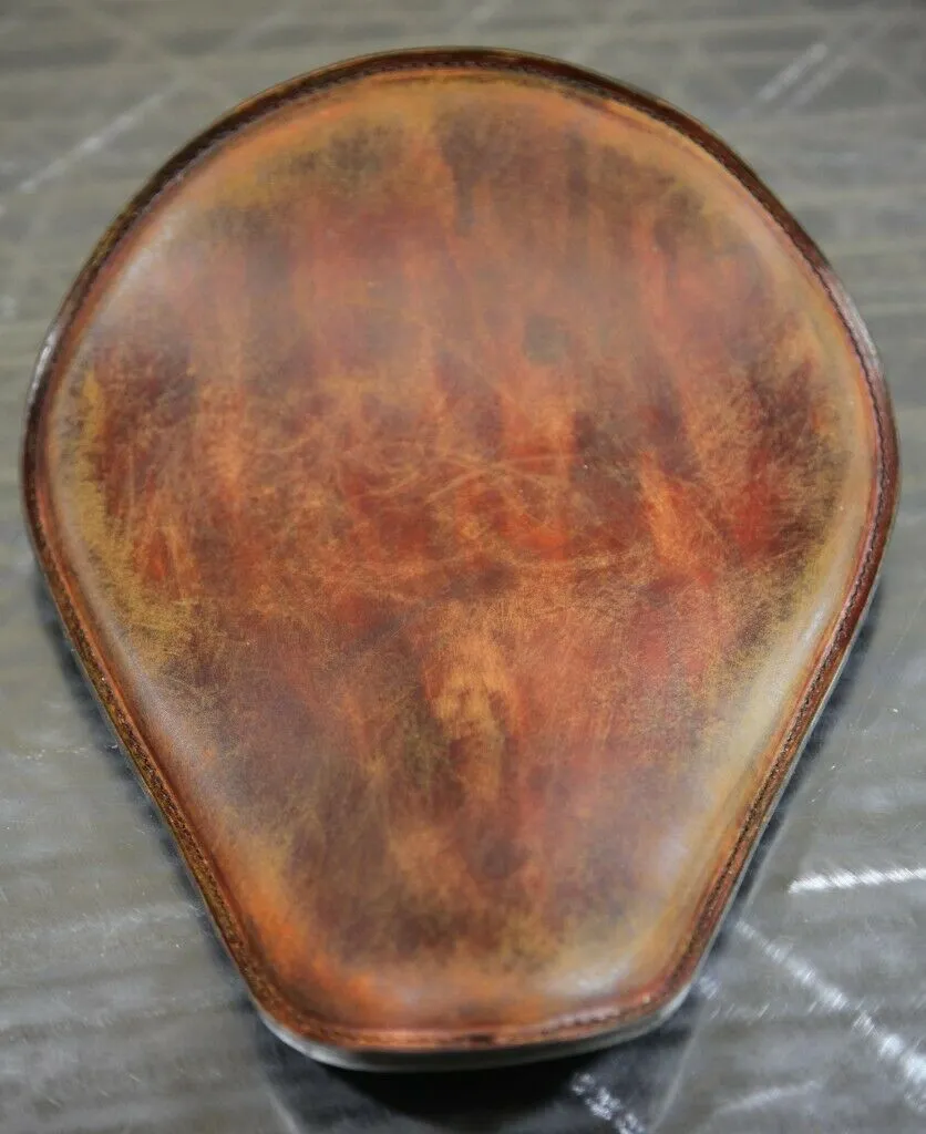 Spring Solo Seat Chopper Harley Sportster Bad Ass Distressed Bobber