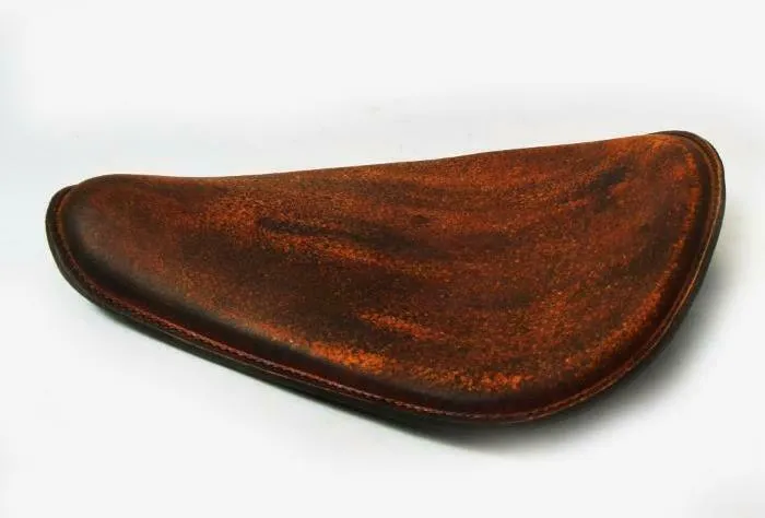 Spring Solo Seat Harley Sportster Bobber Chopper 201 Brn Distressed Leather MRC