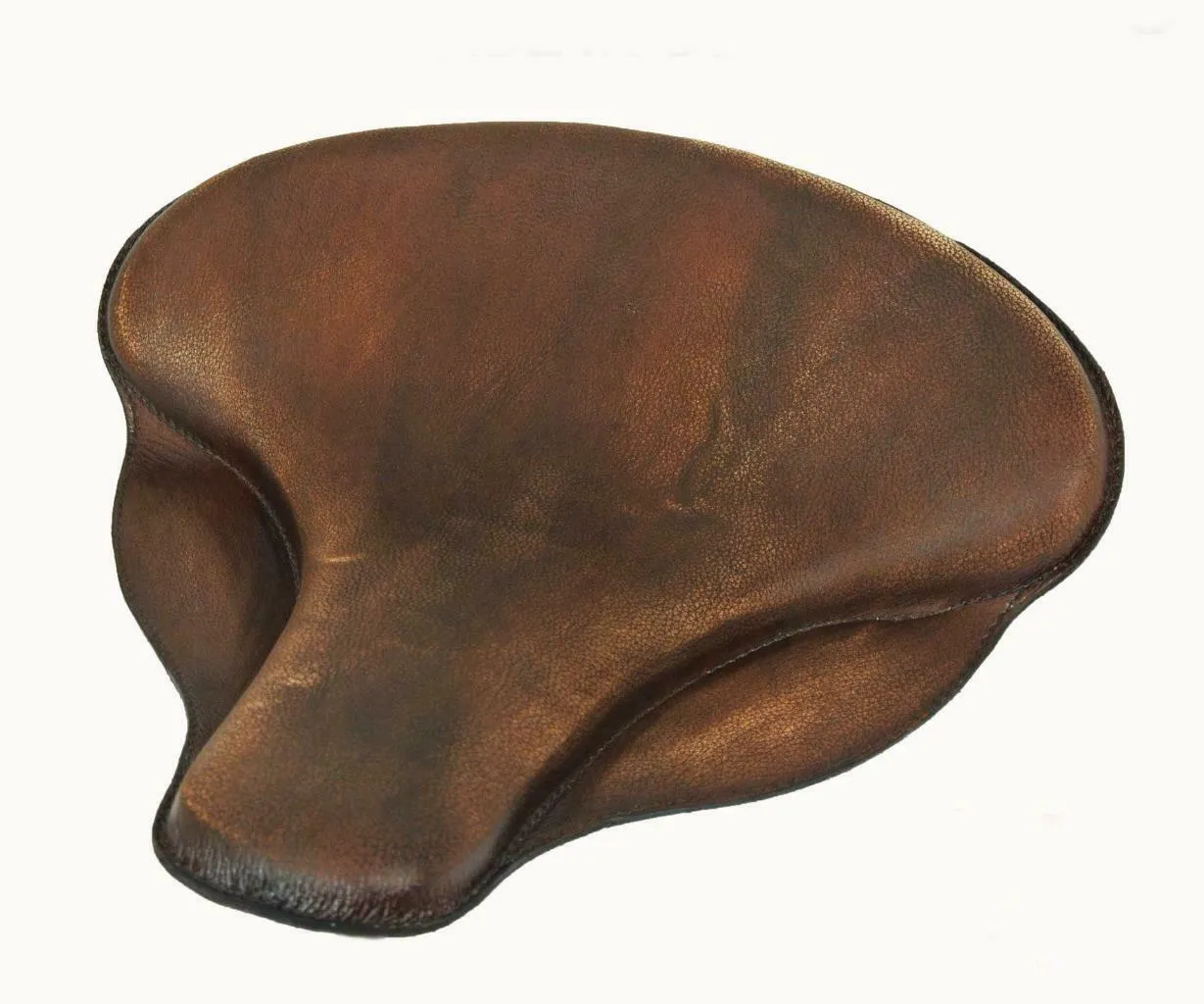 Spring Solo Tractor Seat Harley Touring Indian Chief 17x16" Soft Brown Distres