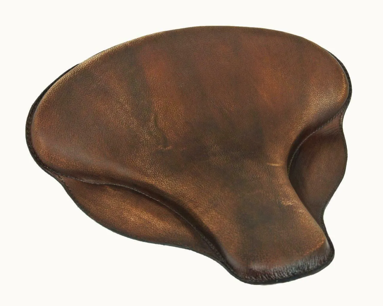 Spring Solo Tractor Seat Harley Touring Indian Chief 17x16" Soft Brown Distres