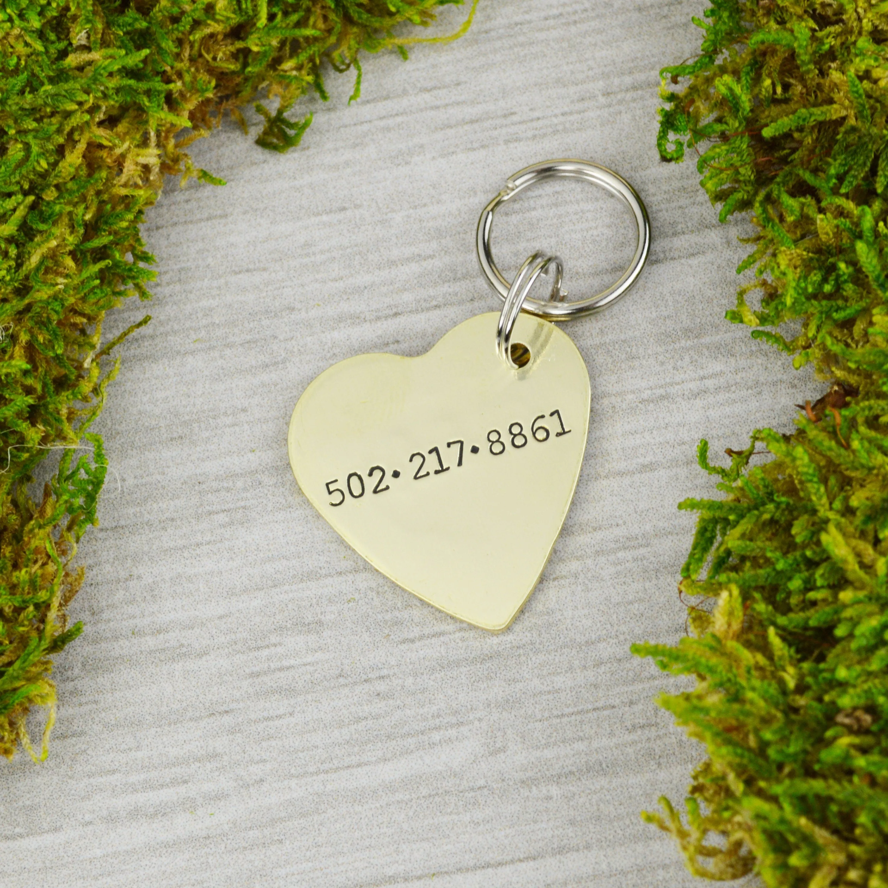 Spring Wreath Pet ID Tag