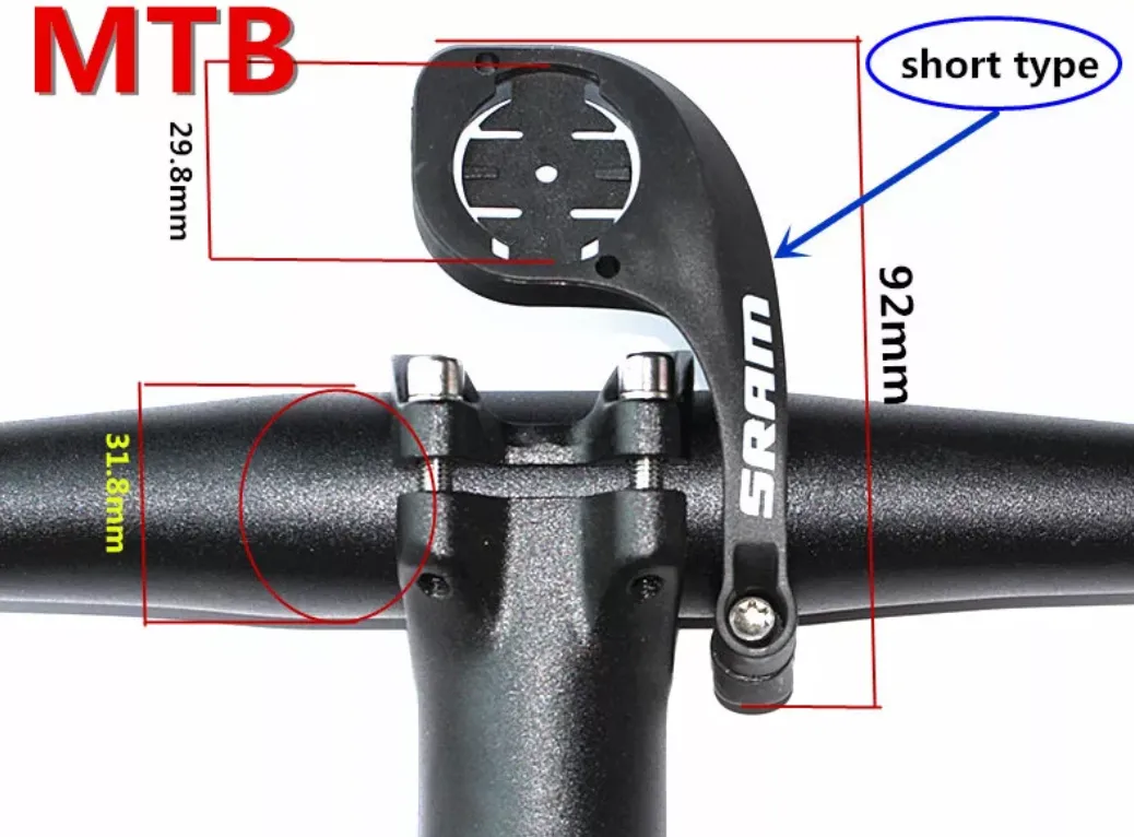 Sram Quick View MTB Road Computer Speedometer Mount Holder