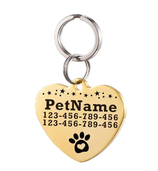 Stainless steel dog tag